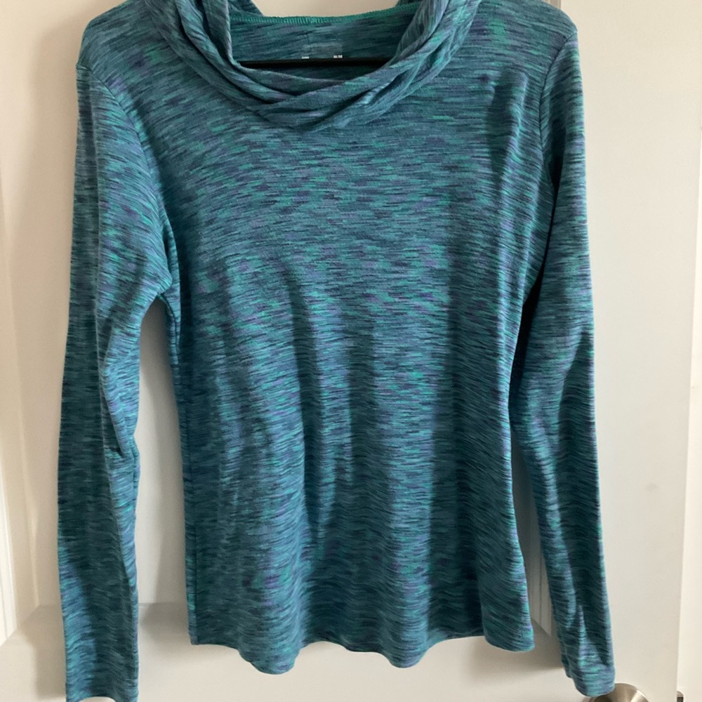 Columbia women’s space dyed long sleeve with hoodie